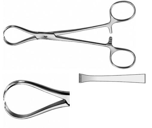 КОРНЦАНГ ДЛЯ СУХОЖИЛЬ ДЖЕКСОН, ПРЯМИЙ, 155 ММ, 4 X 5 ЗУБЦІВ